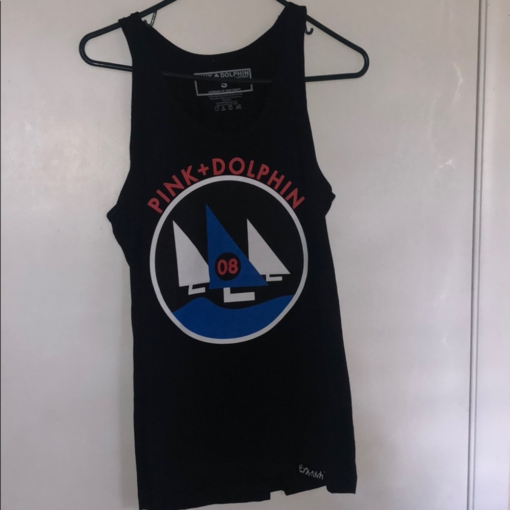 Pink dolphin tank top